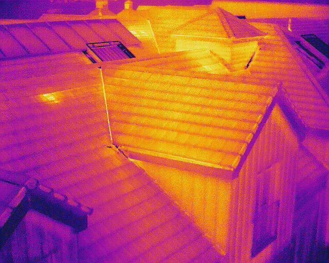 Thermal Imaging Roof Survey Image Widnes